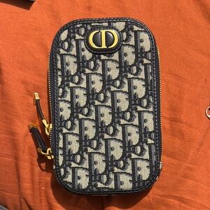 Dior Black and Gold Phone Case with Luxurious Design